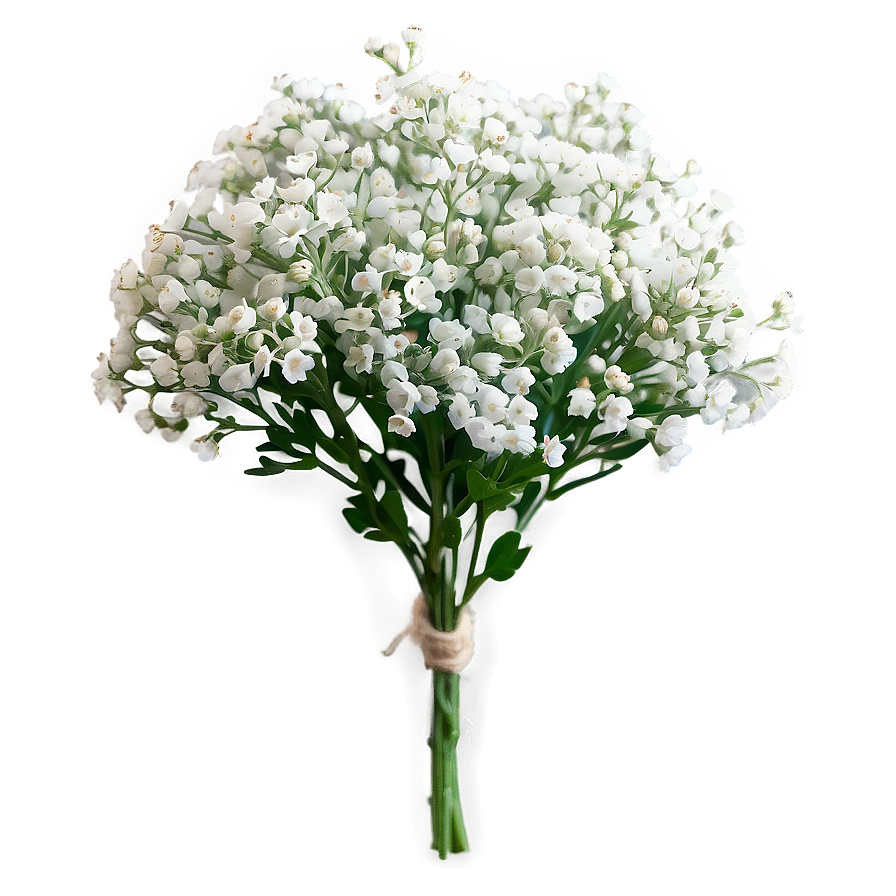 Miniature Baby's Breath Posy Png 62 PNG Image