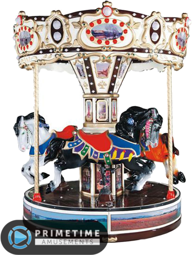 Miniature Classic Carousel Toy PNG Image