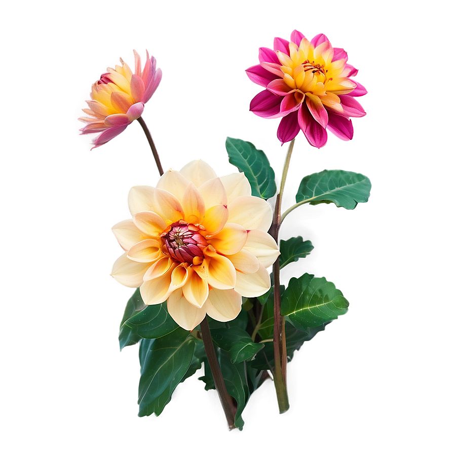 Miniature Dahlia Delight Png Kil98 PNG Image