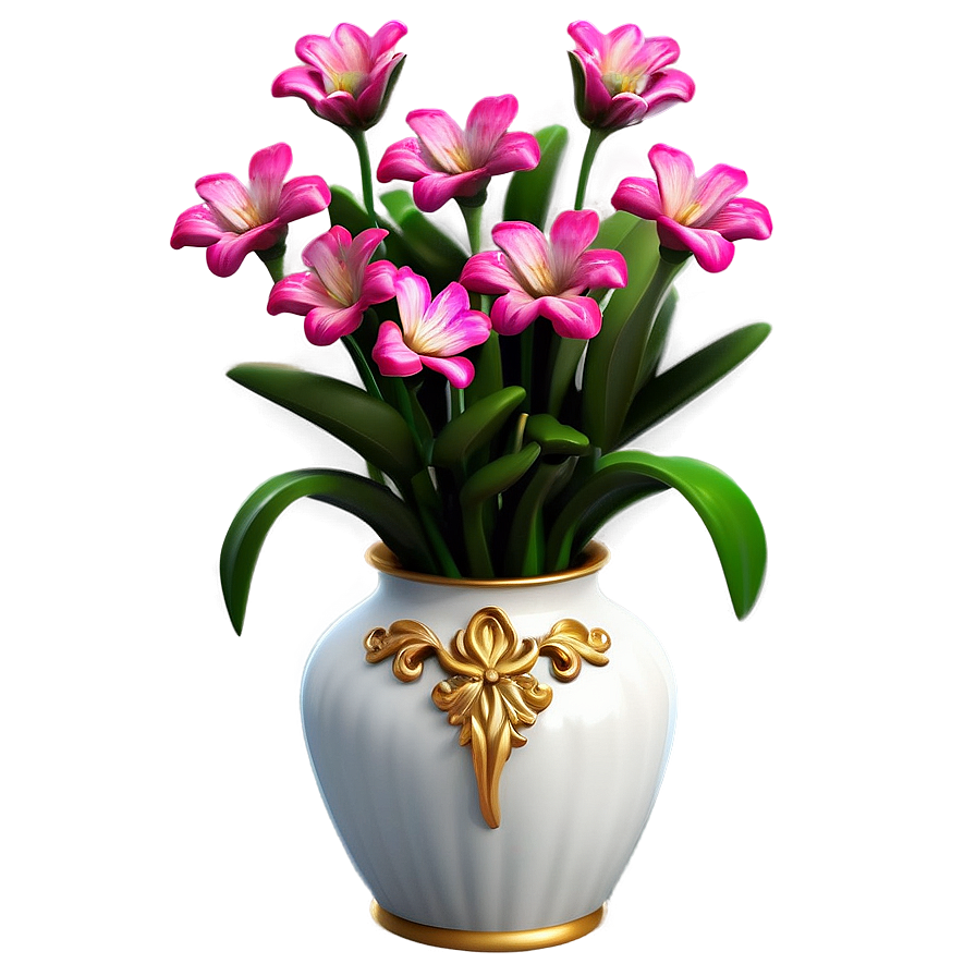 Miniature Flower Vase Png 06122024 PNG Image