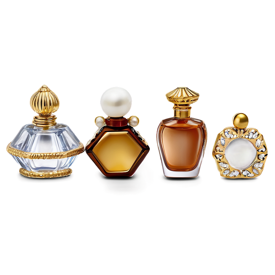 Miniature Perfume Bottle Collection Png 77 PNG Image