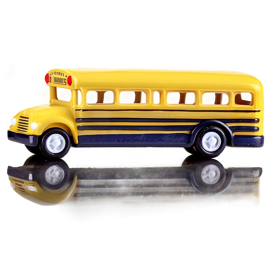 Miniature School Bus Toy Png 05242024 PNG Image