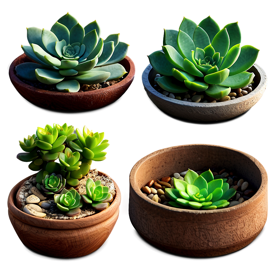 Miniature Succulent Scenes Png 55 PNG Image