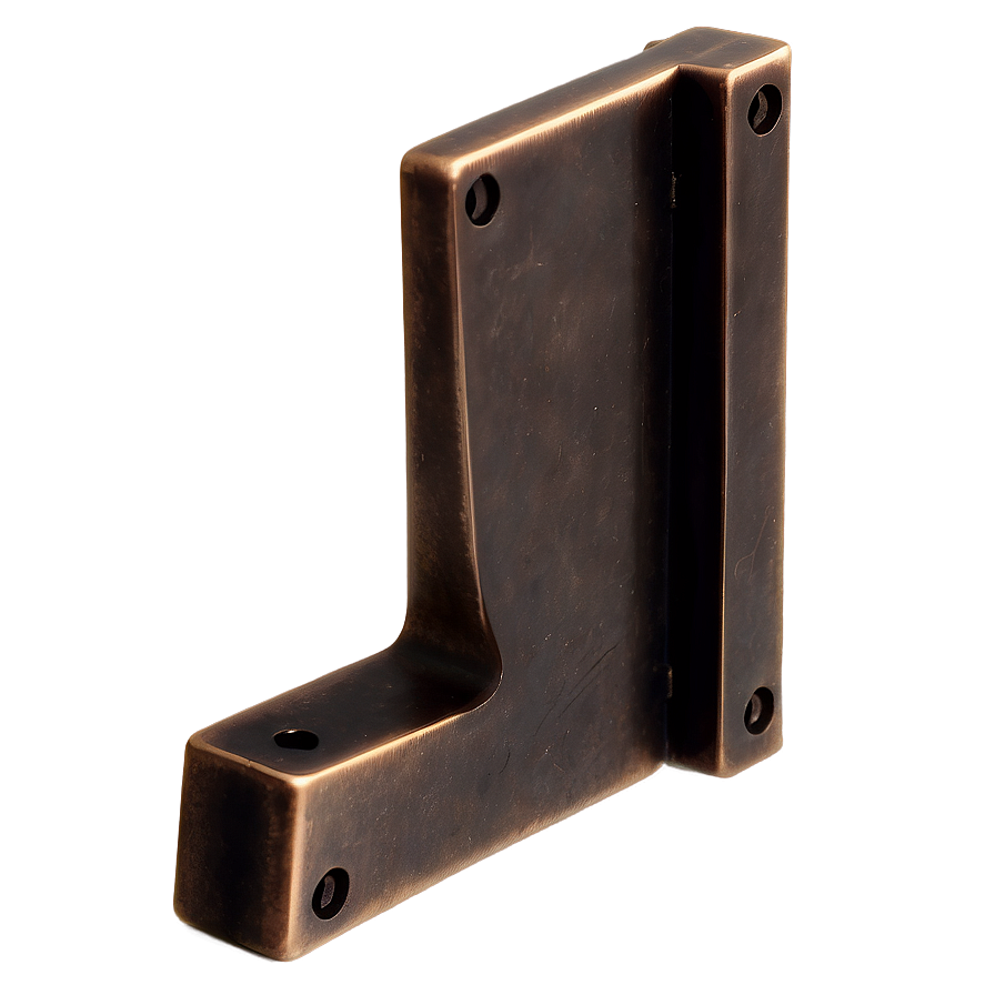 Minimal Bronze Shelf Bracket Png 62 PNG Image