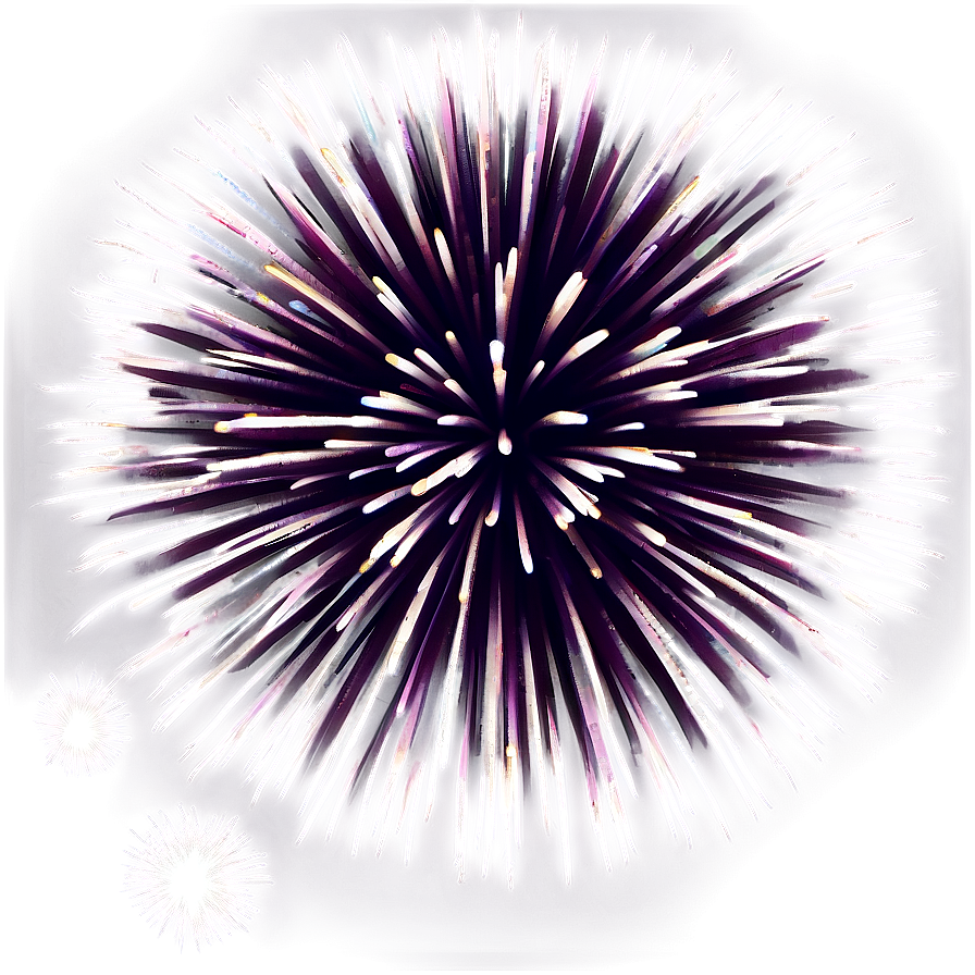 Minimal Mono Firework Png Fwl76 PNG Image