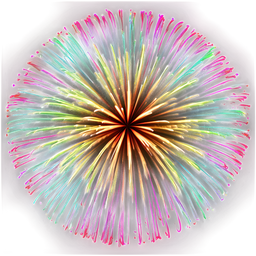 Minimal Mono Firework Png Rvh76 PNG Image