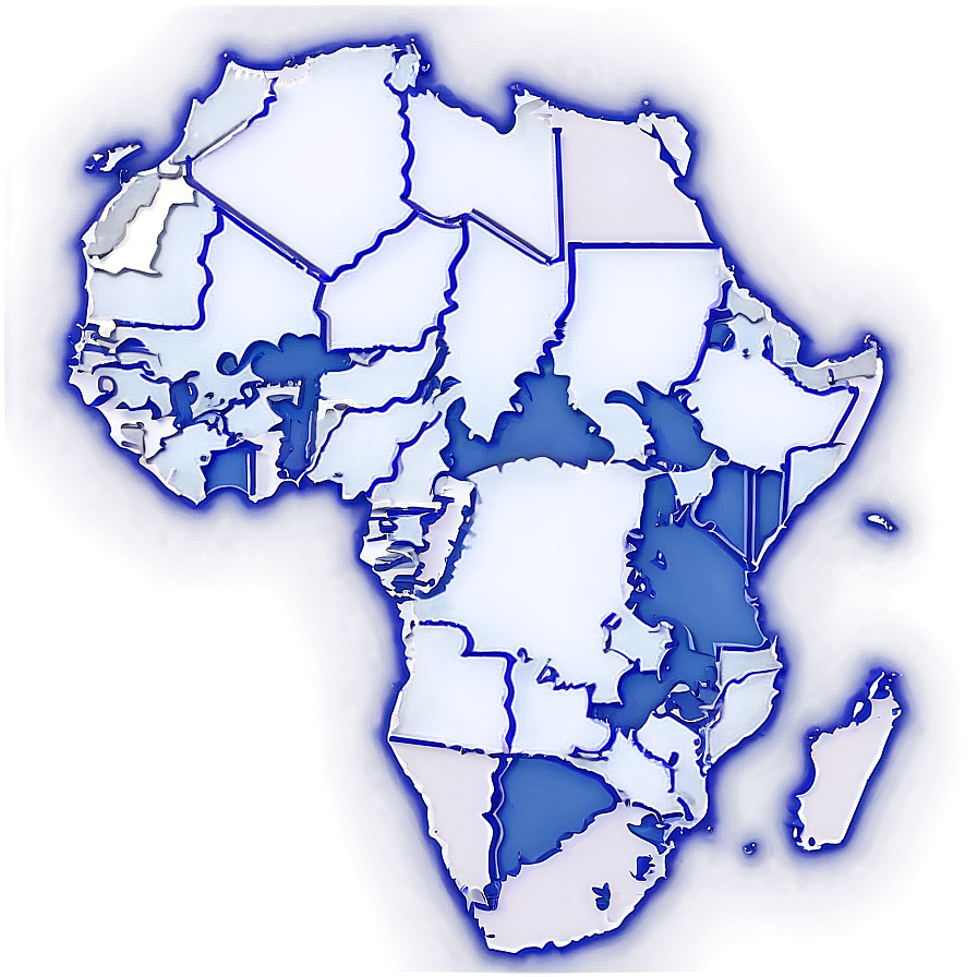 Minimalist Africa Map Png 68 PNG Image