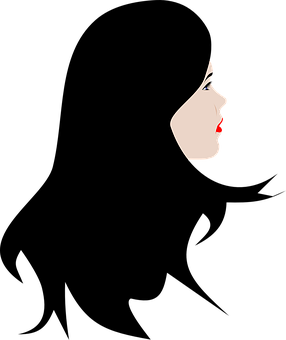 Minimalist Beauty Profile PNG Image