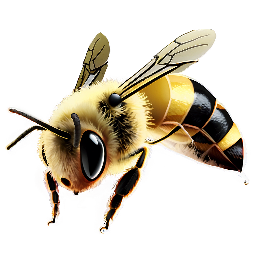 Minimalist Bee Png Qam PNG Image