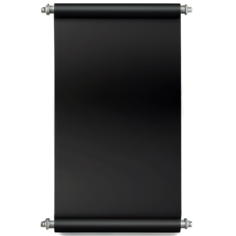 Minimalist Black Banner Png Ili PNG Image