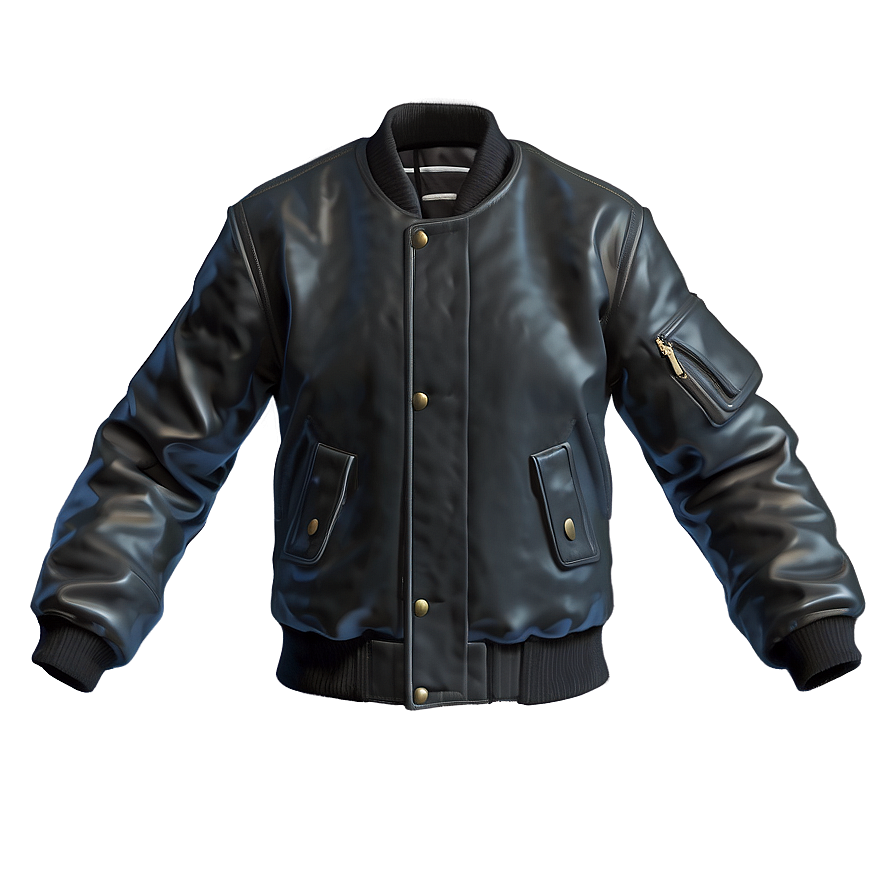 Minimalist Black Bomber Png Pws39 PNG Image