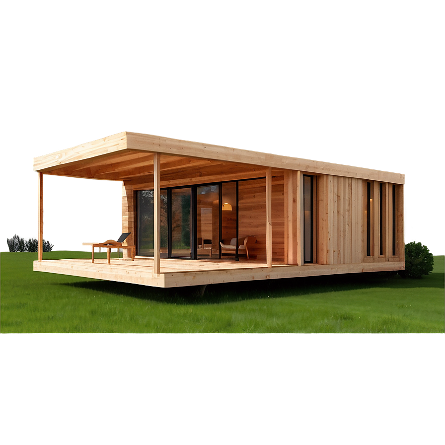 Minimalist Cabin Architecture Png 05242024 PNG Image