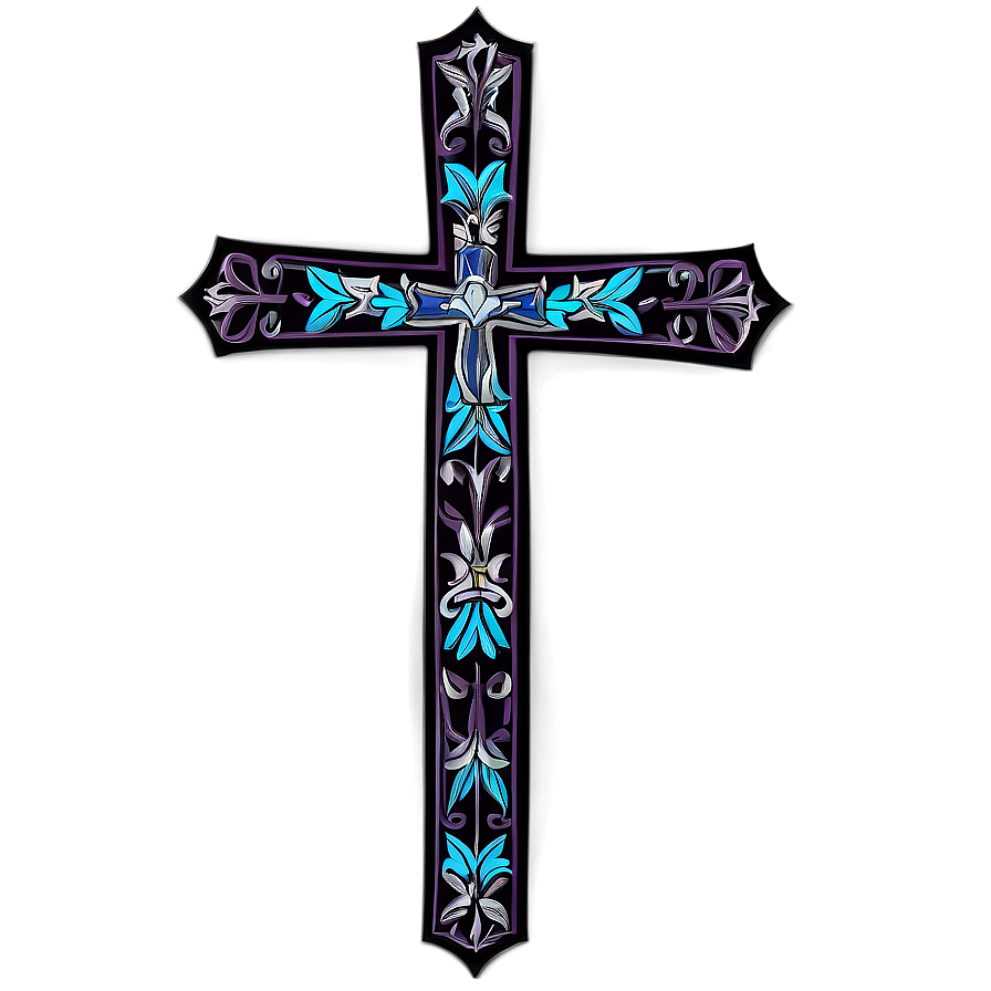 Minimalist Catholic Cross Outline Png 93 PNG Image