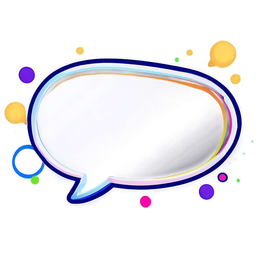 Minimalist Chat Bubble Artwork Png Shv42 PNG Image