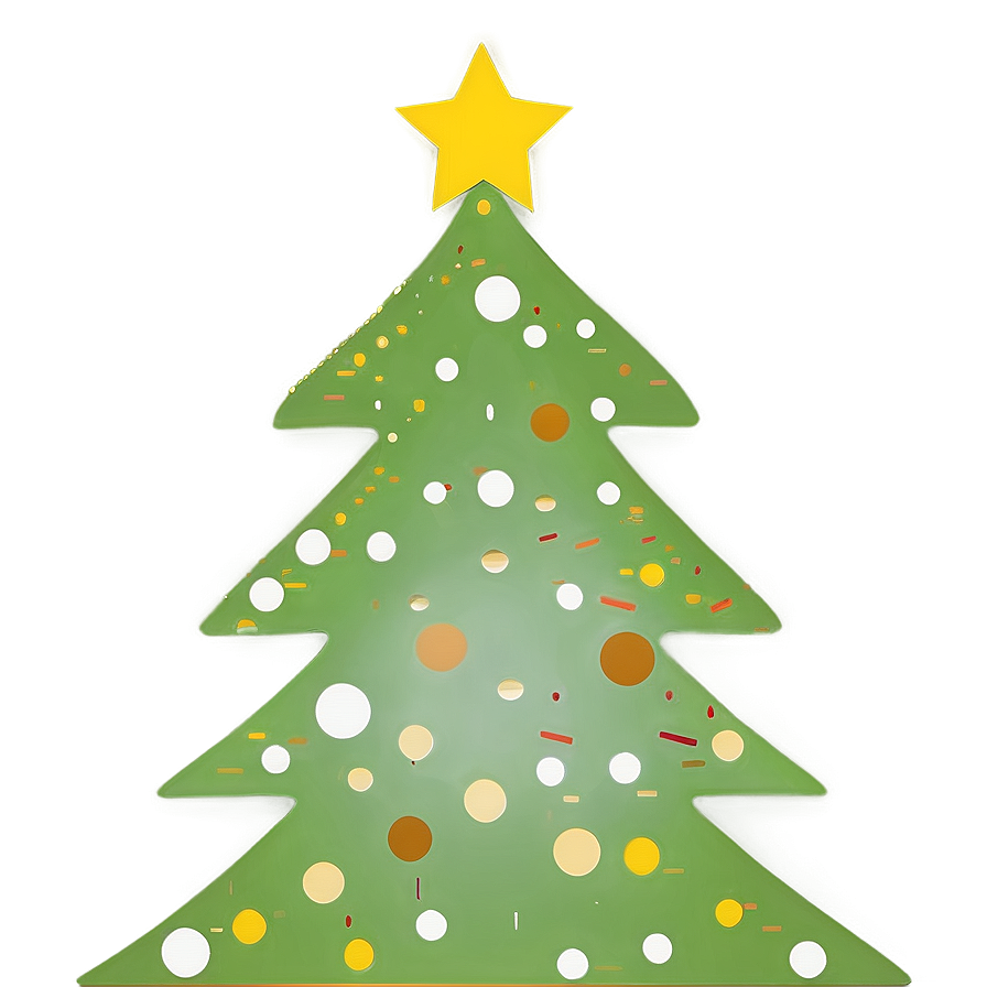 Minimalist Christmas Tree Transparent Png Pwg PNG Image