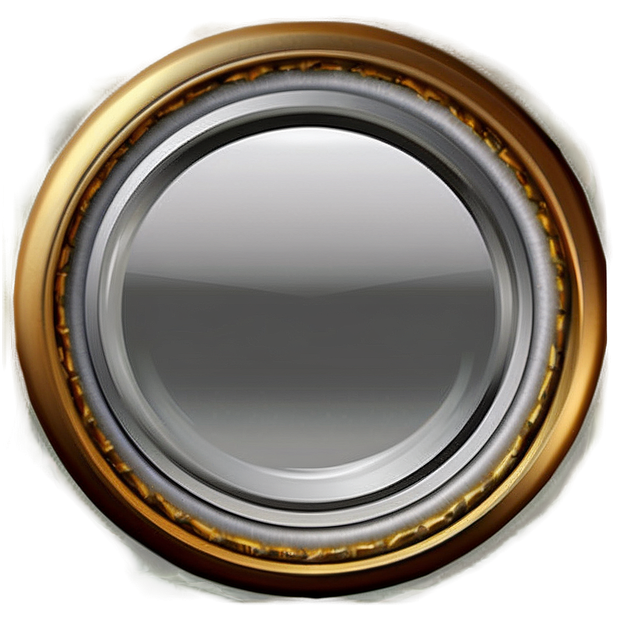 Minimalist Circle Mirror Png 56 PNG Image