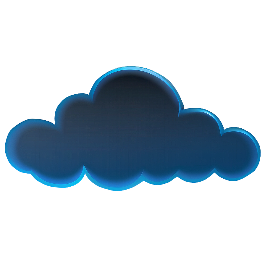 Minimalist Cloud Vector Png 06262024 PNG Image