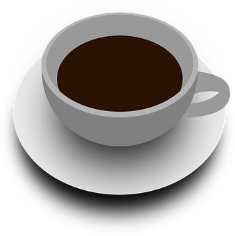 Minimalist Coffee Cup Design PNG Image