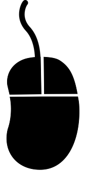 Minimalist Computer Mouse Icon PNG Image