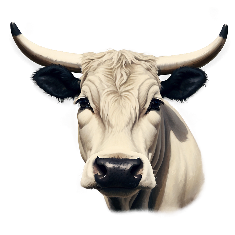 Minimalist Cow Face Png 55 PNG Image