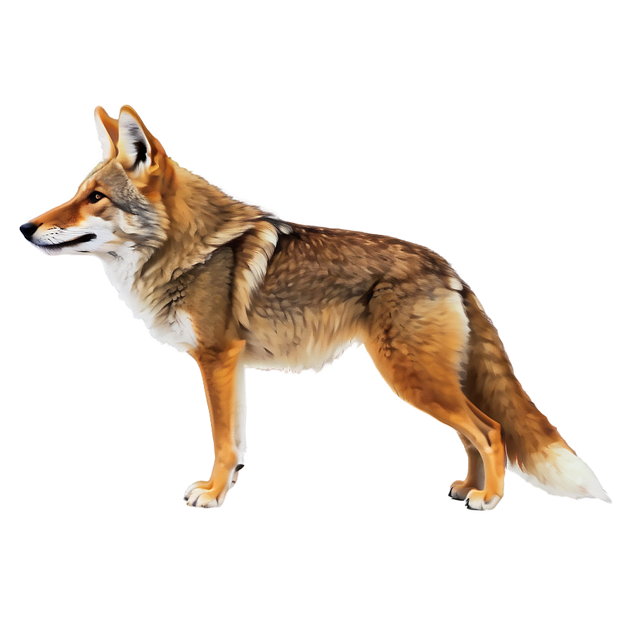 Minimalist Coyote Design Png Hag12 PNG Image