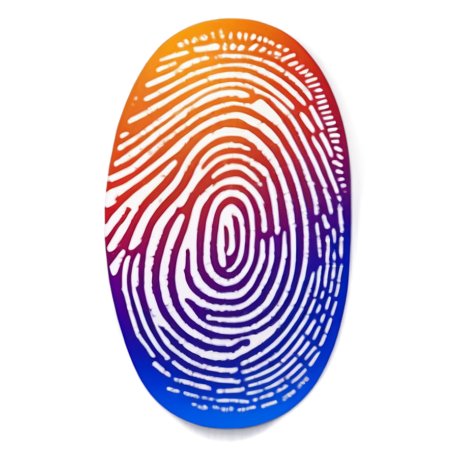 Minimalist Fingerprint Icon Png 94 PNG Image