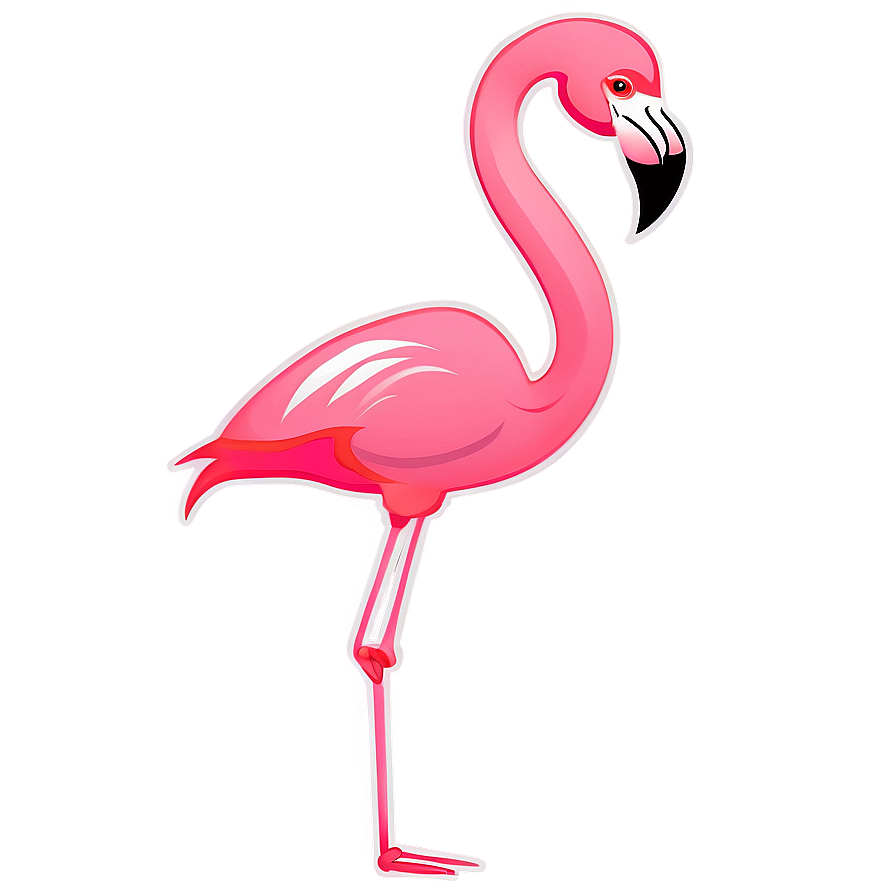 Minimalist Flamingo Design Png 05062024 PNG Image