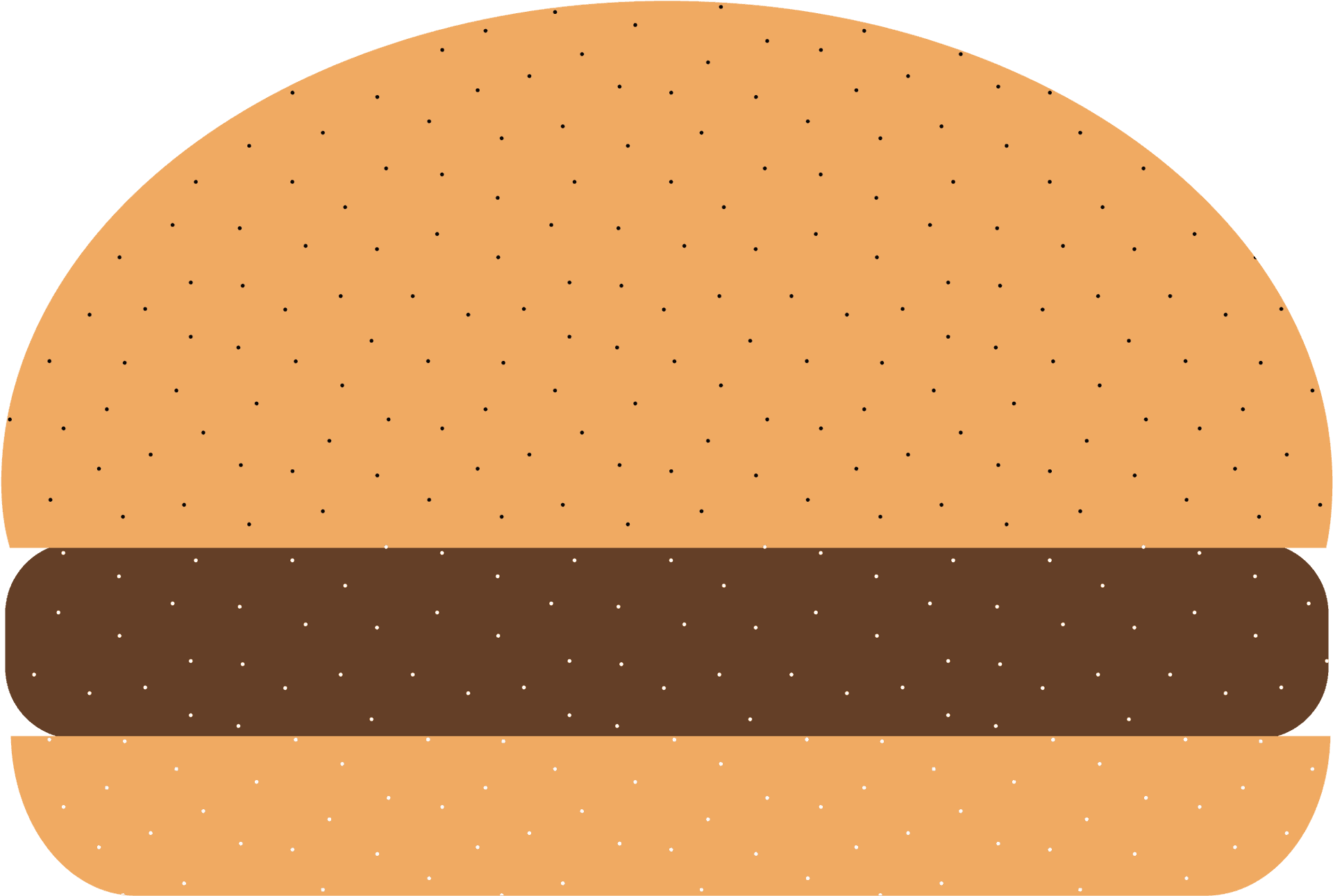 Minimalist Hamburger Graphic PNG Image