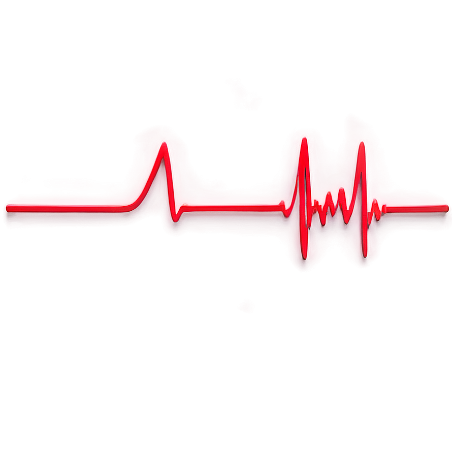 Minimalist Heartbeat Png Ljv45 PNG Image