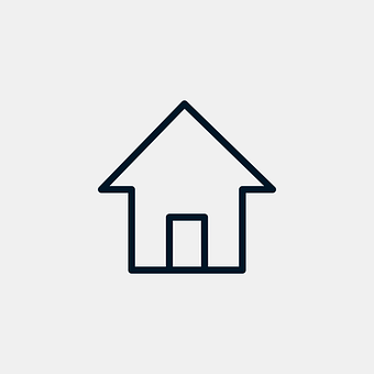 Minimalist Home Icon PNG Image