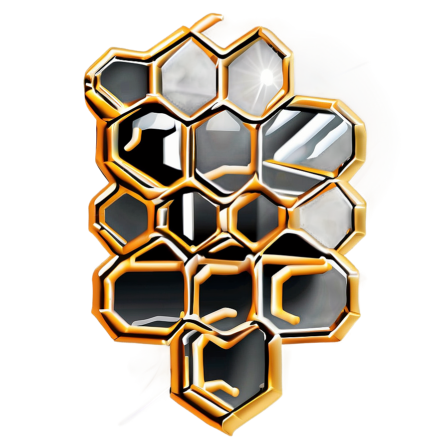 Minimalist Honeycomb Png 05232024 PNG Image