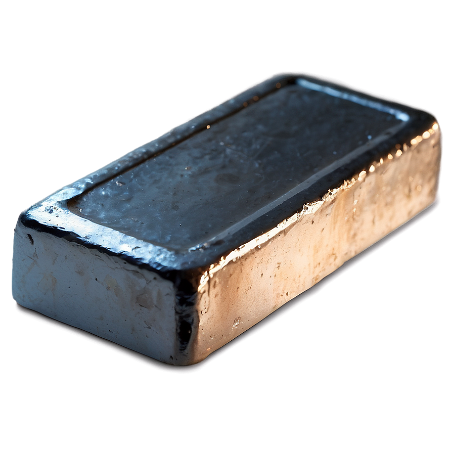 Minimalist Iron Ingot Png 06272024 PNG Image