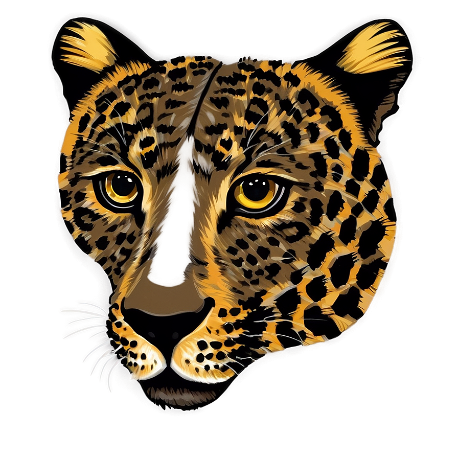 Minimalist Leopard Design Png 28 PNG Image