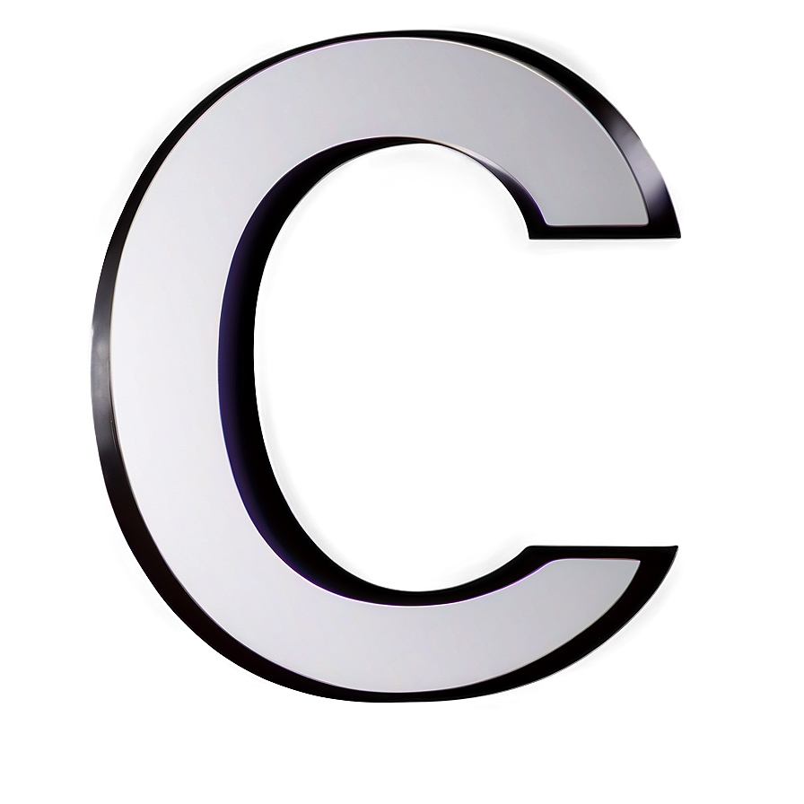 Minimalist Letter C Png 54 PNG Image