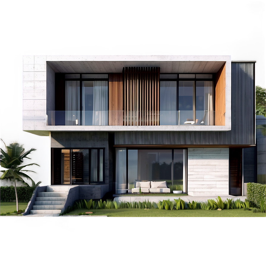 Minimalist Mansion Architecture Png 32 PNG Image