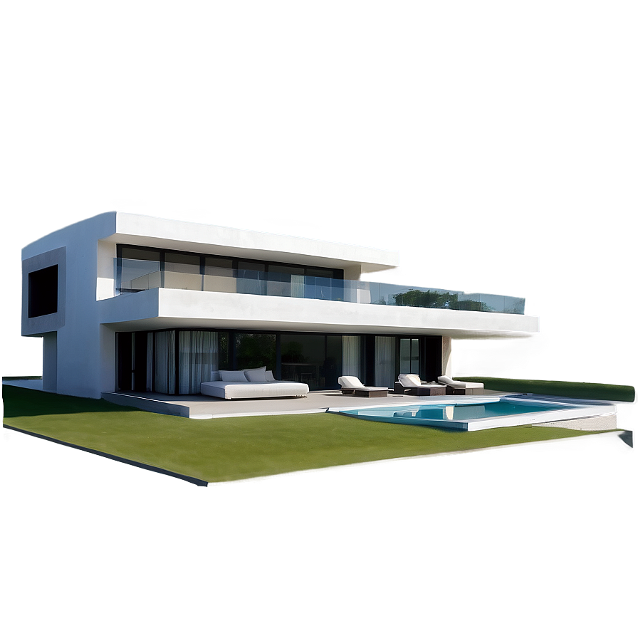 Minimalist Mansion Architecture Png Icy PNG Image