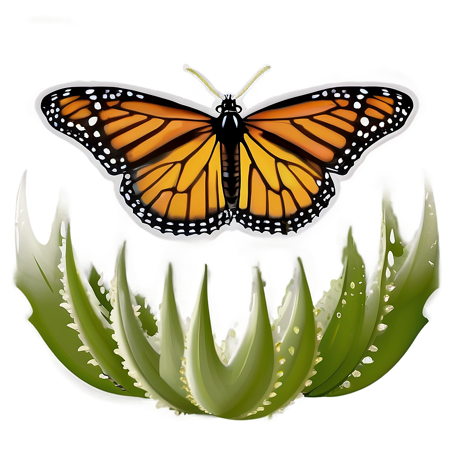 Minimalist Monarch Butterfly Png 93 PNG Image