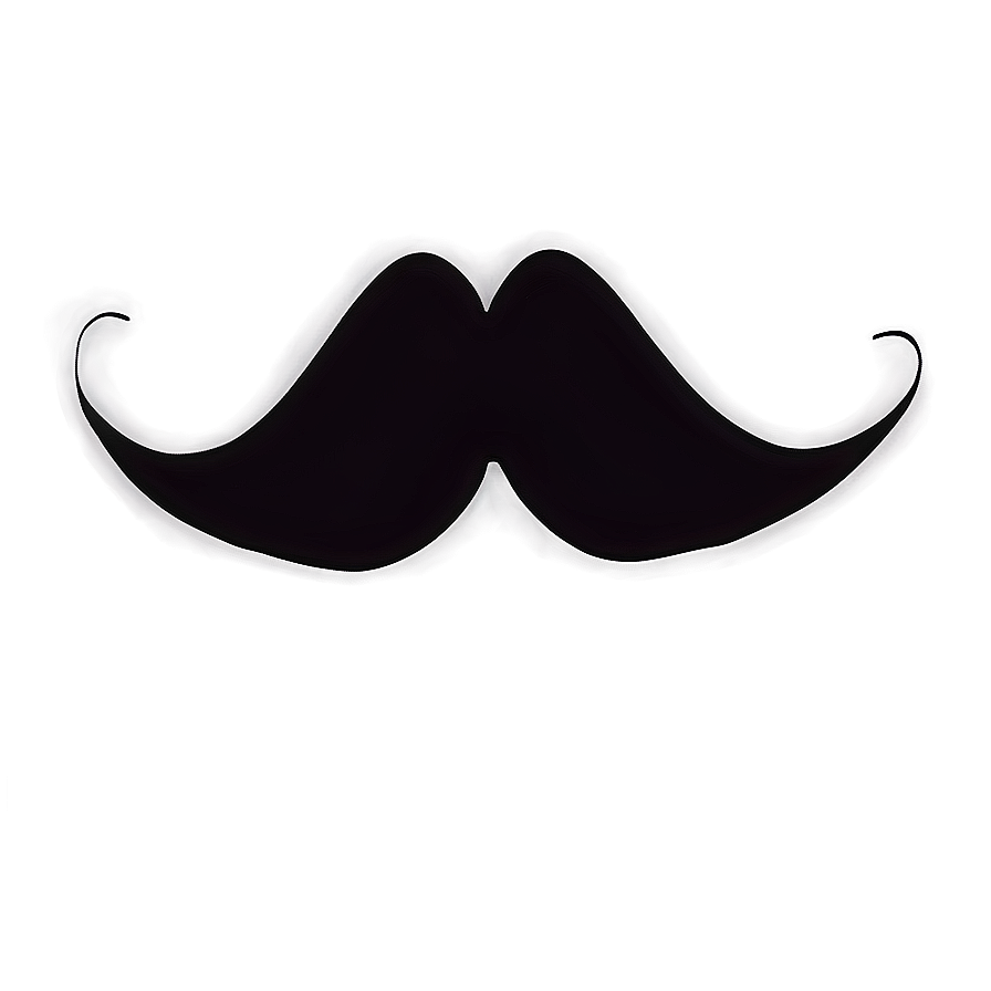 Minimalist Moustache Silhouette Png 85 PNG Image