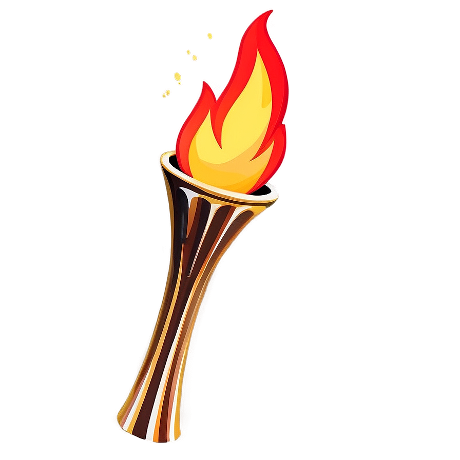 Minimalist Olympic Torch Png Enp PNG Image