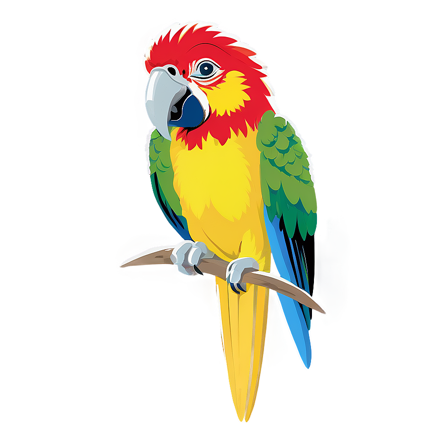 Minimalist Parrot Png Kkk90 PNG Image