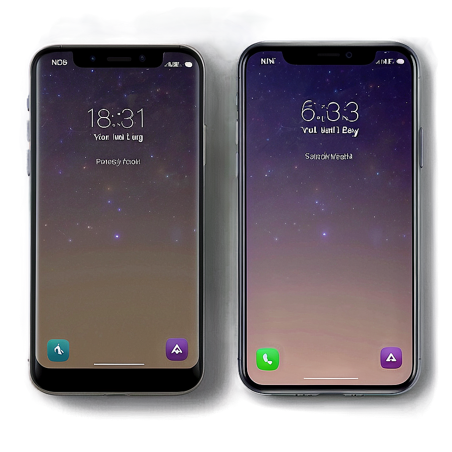 Minimalist Phone Mockup Png 06212024 PNG Image