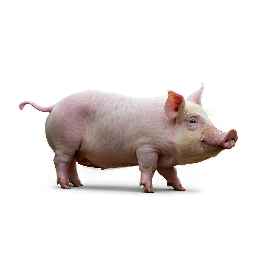 Minimalist Pig Png Doe35 PNG Image