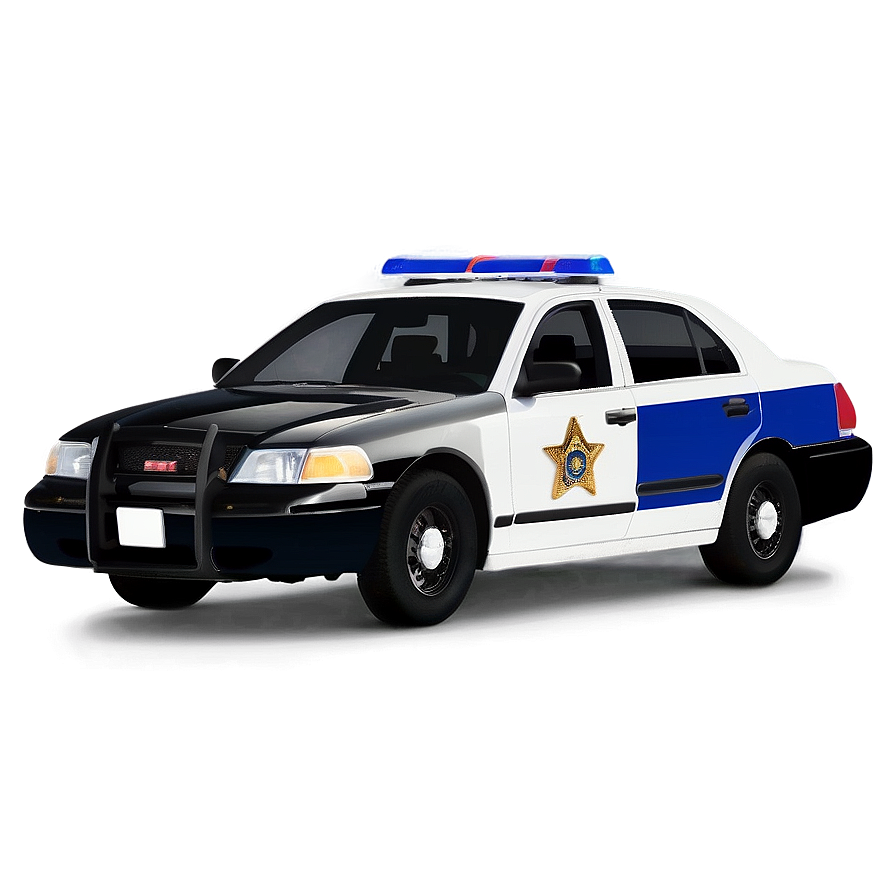 Minimalist Police Car Png 57 PNG Image