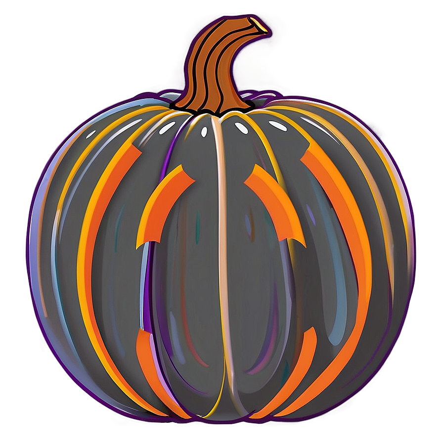 Minimalist Pumpkin Outline Png Kcr41 PNG Image