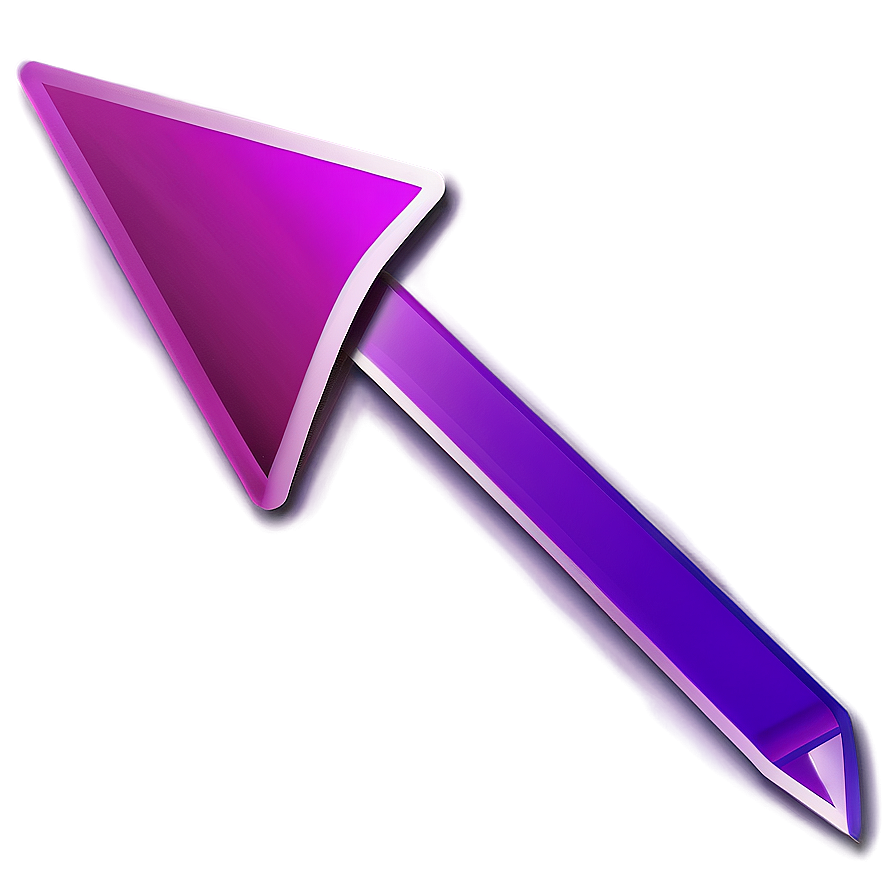 Minimalist Purple Arrow Png 78 PNG Image