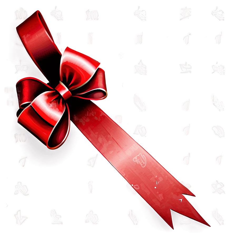 Minimalist Red Bow Png 05252024 PNG Image