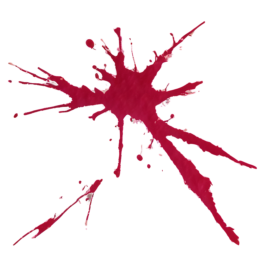 Minimalist Red Splatter Png 06132024 PNG Image