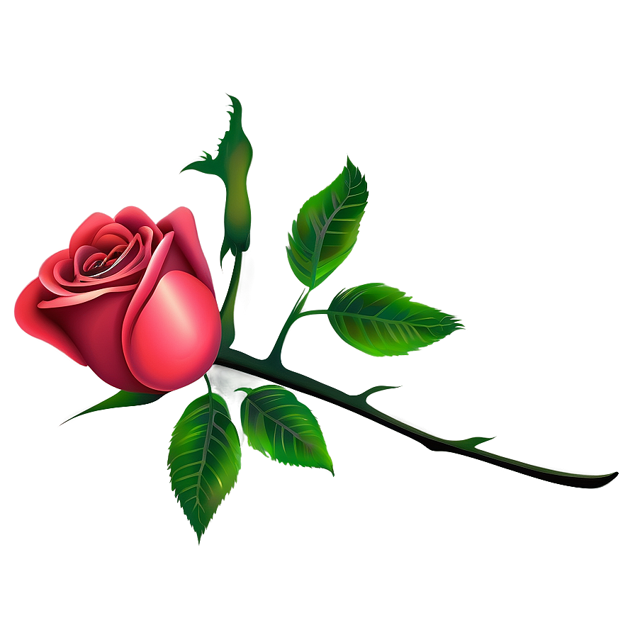 Minimalist Rose Vector Png 38 PNG Image