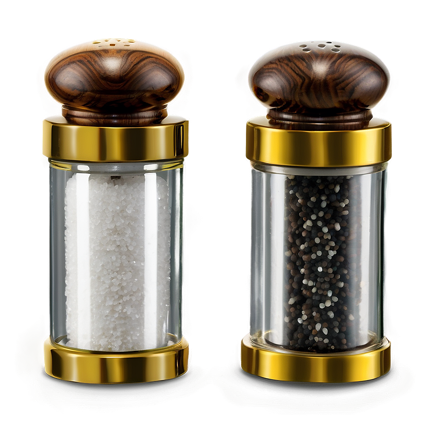 Minimalist Salt And Pepper Grinders Png Dpn PNG Image