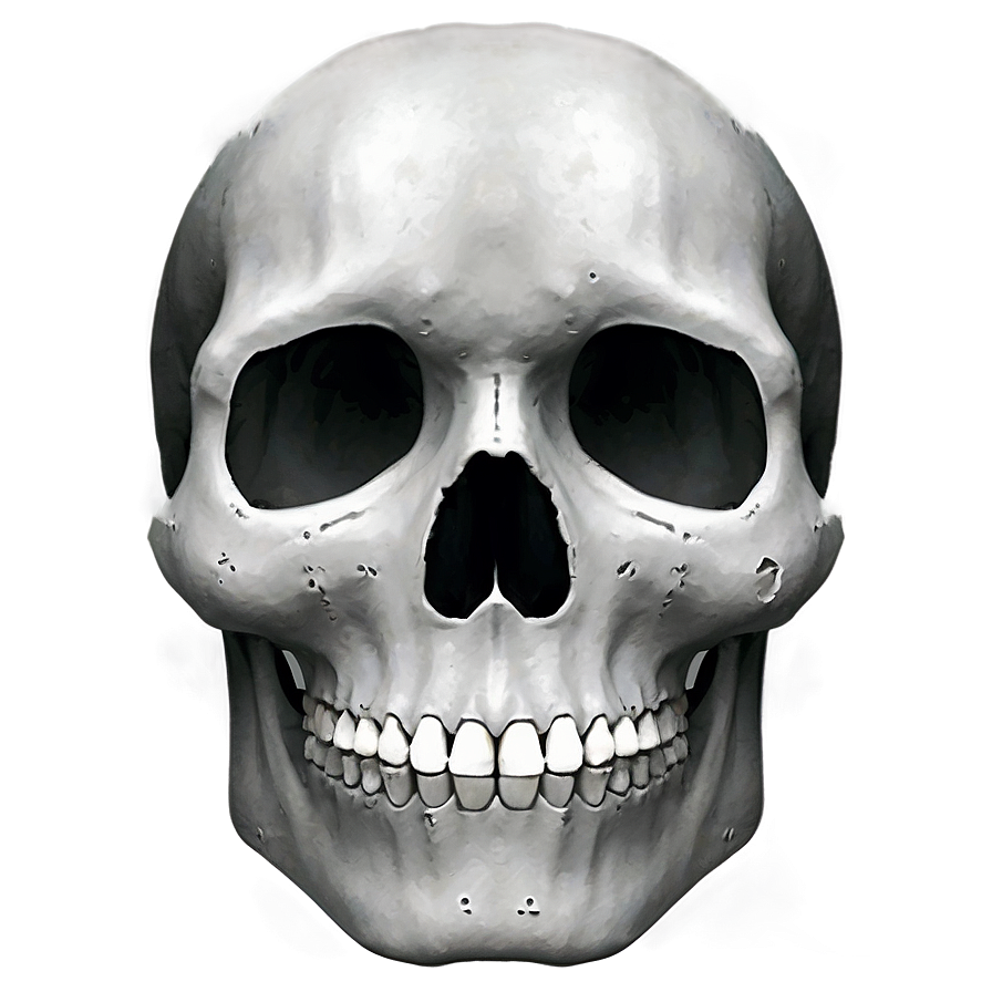 Minimalist Skull Face Outline Png 06272024 PNG Image